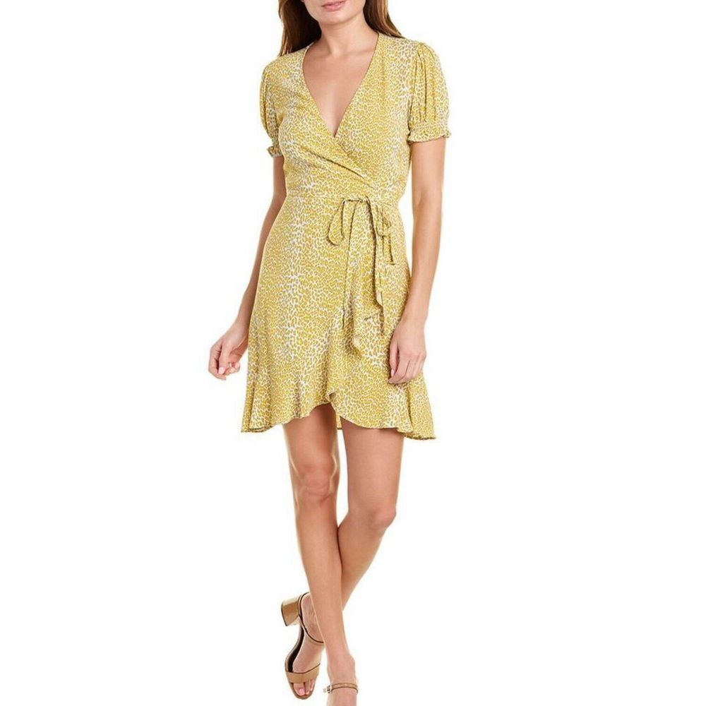 Yellow Wrap Dress